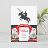 In Knight haben wir Horse Einladung (Stehend Vorderseite)