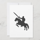 In Knight haben wir Horse Einladung (Rückseite)