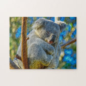 In Koala sleeping peacefully in a tree Puzzle (Horizontal)