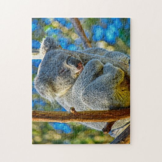 In Koala sleeping peacefully in a tree Puzzle (Vertikal)