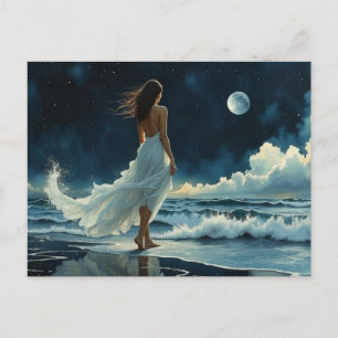 In Kontakt bleiben Strandflucht Postkarte