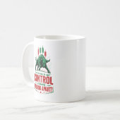 In Kontrolle oder auseinanderfallend: Starker Hand Kaffeetasse (Vorderseite Links)