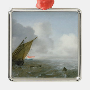 In Küstennähe in einer Brise, 17. Jahrhundert Silbernes Ornament