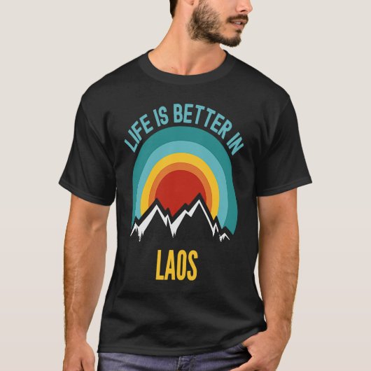 in Laos T-Shirt (Vorderseite)