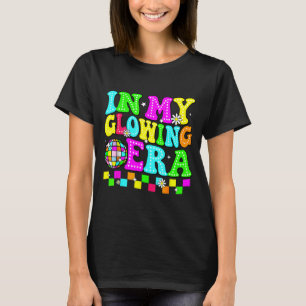 In leuchtender Ära Retro-buntes Zitat Gruppe Team  T-Shirt