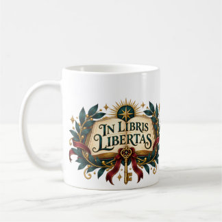 In Libris Libertas Literarische Buchliebhaber Kaffeetasse