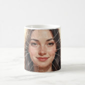 In Licht getauchte Ermutigungsposter Kaffeetasse (Mittel)