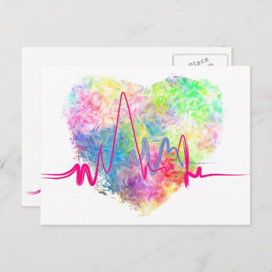 In Liebe A2 Postkarte (Vorne/Hinten)