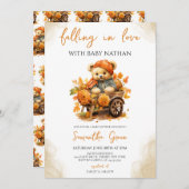 In Liebe Bärendusche fallen Einladung (Vorne/Hinten)