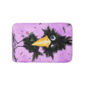 In Liebe Crow - Funny Badematte (Vorderseite)
