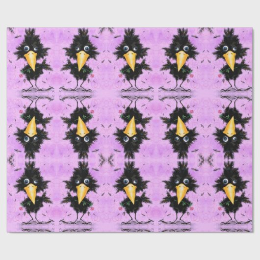 In Liebe Crow - Funny Geschenkpapier (Flach)