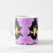 In Liebe Crow - Funny Kaffeetasse (Vorderseite Links)
