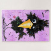 In Liebe Crow Funny Puzzle (Horizontal)