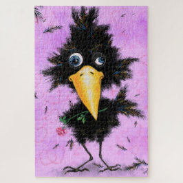 In Liebe Crow Funny Puzzle