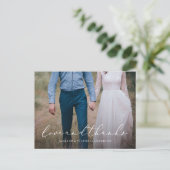 In Liebe danke Ihnen Postcard Postkarte (Stehend Vorderseite)