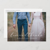 In Liebe danke Ihnen Postcard Postkarte (Vorne/Hinten)