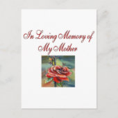 In Liebe Erinnerung an meine Mutter Postkarte (Vorderseite)
