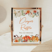 In Liebe fallen florale Pumpkin Windel Windelwüste Poster