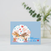 in Liebe Feiertagspostkarte (Stehend Vorderseite)