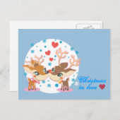 in Liebe Feiertagspostkarte (Vorne/Hinten)