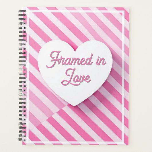 In Liebe gerahmt Planer (Vorderseite)
