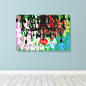 In Liebe Kronleuchter ~ 24X16 Leinwand .75" Dicke (Insitu (Holzboden))