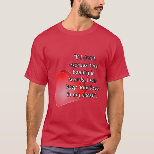 In Liebe lustig T-Shirt (Vorderseite)
