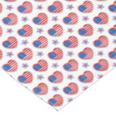 In Liebe mit Amerika Tischdecke (Schrägansicht)