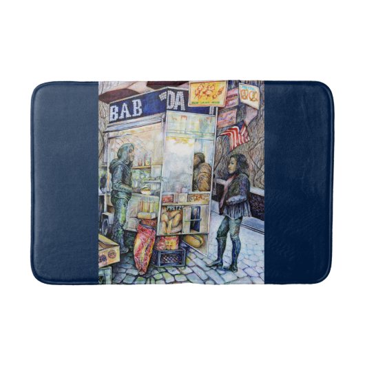 In Liebe mit Ärger und in Schwierigkeiten mit der Badematte (Vorderseite)