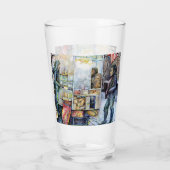 In Liebe mit Ärger und in Schwierigkeiten mit der  Glas (Rückseite)