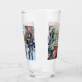 In Liebe mit Ärger und in Schwierigkeiten mit der  Glas (Links)