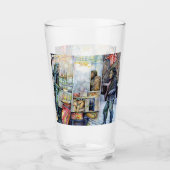 In Liebe mit Ärger und in Schwierigkeiten mit der Glas (Vorderseite)