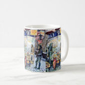 In Liebe mit Ärger und in Schwierigkeiten mit der Kaffeetasse (VorderseiteRechts)