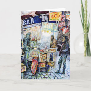 In Liebe mit Ärger und in Schwierigkeiten mit der Karte