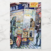 In Liebe mit Ärger und in Schwierigkeiten mit der  Lebensmitteletikett (Einzelnes Label)