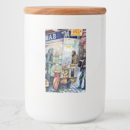 In Liebe mit Ärger und in Schwierigkeiten mit der  Lebensmitteletikett (Vorderseite)