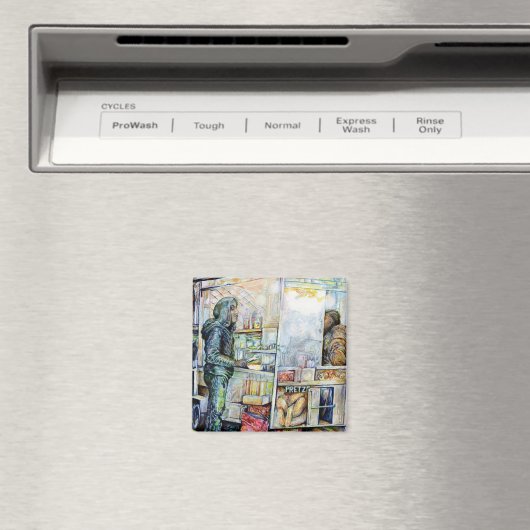 In Liebe mit Ärger und in Schwierigkeiten mit der Magnet (In Situ (Geschirrspüler))