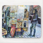 In Liebe mit Ärger und in Schwierigkeiten mit der  Mousepad (Vorne)