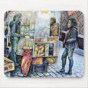 In Liebe mit Ärger und in Schwierigkeiten mit der  Mousepad