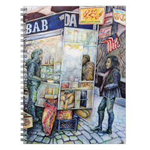 In Liebe mit Ärger und in Schwierigkeiten mit der  Notizblock