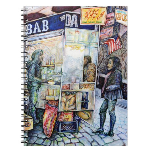 In Liebe mit Ärger und in Schwierigkeiten mit der Notizblock (Vorderseite)