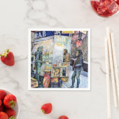 In Liebe mit Ärger und in Schwierigkeiten mit der  Serviette (Beispiel)