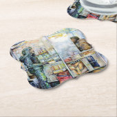 In Liebe mit Ärger und in Schwierigkeiten mit der  Untersetzer (angewinkelt)