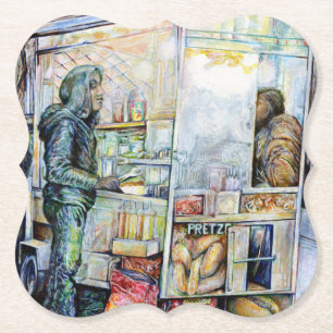 In Liebe mit Ärger und in Schwierigkeiten mit der  Untersetzer