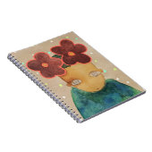 In Liebe mit Blume Notizblock (Rechte Seite)