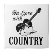 In Liebe mit dem Land Fliese (Vorderseite)