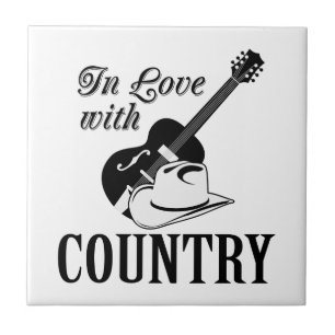 In Liebe mit dem Land Fliese