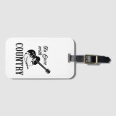 In Liebe mit dem Land Gepäckanhänger (Vorderseite (Horizontal))