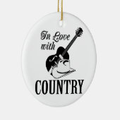 In Liebe mit dem Land Keramik Ornament (Rechts)