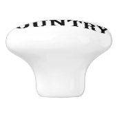 In Liebe mit dem Land Keramikknauf (Seitenansicht)